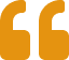 Orange quotation mark on black background.